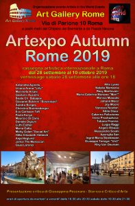 locandina artexpo autumn rome 2019rr